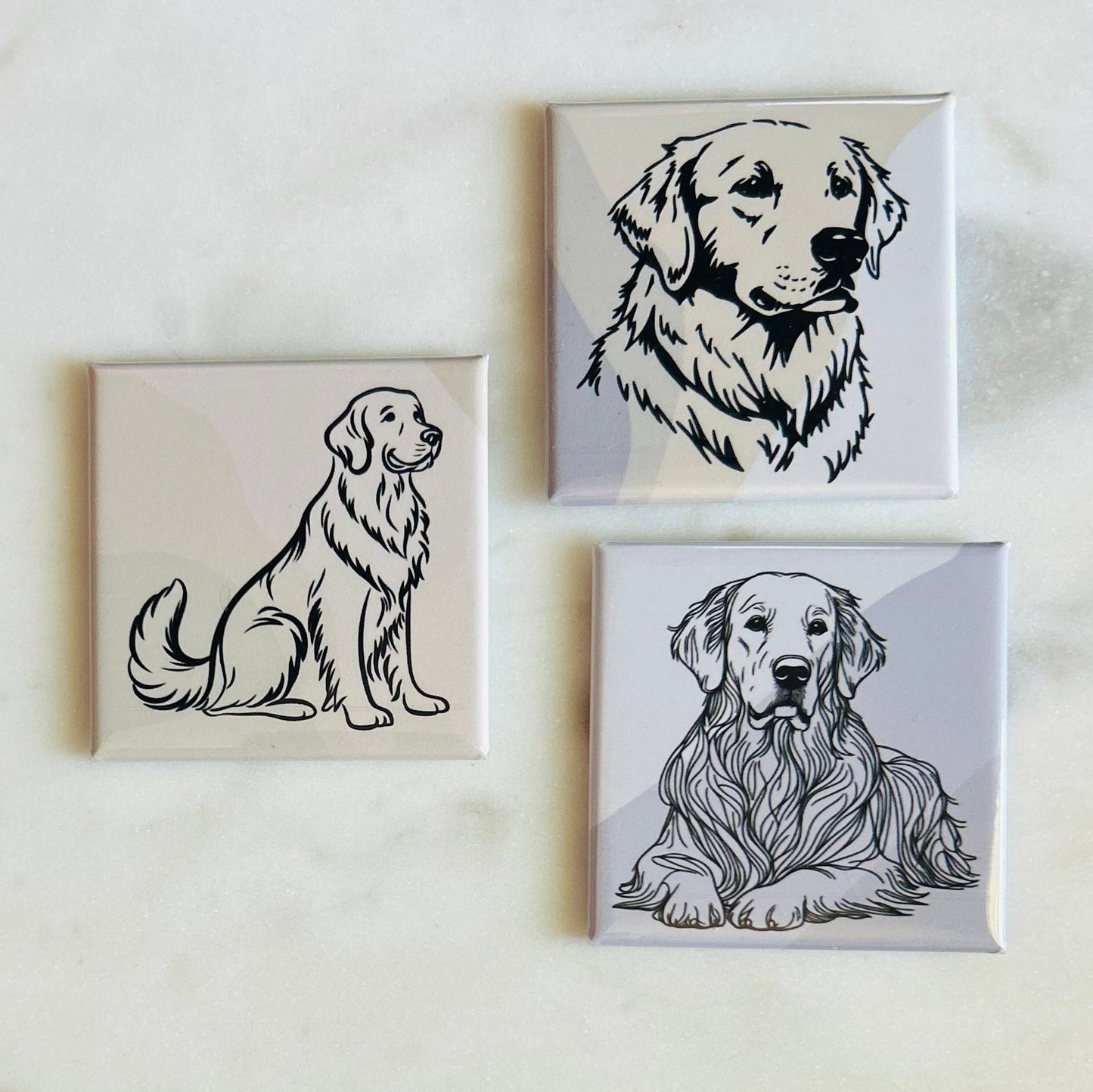 Golder Retriever Magnets