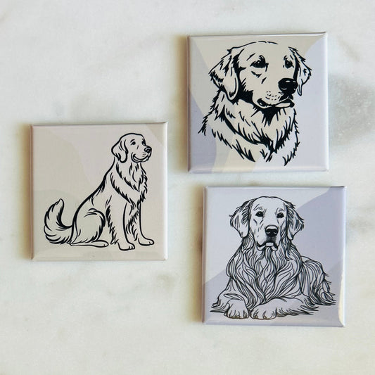 Golder Retriever Magnets